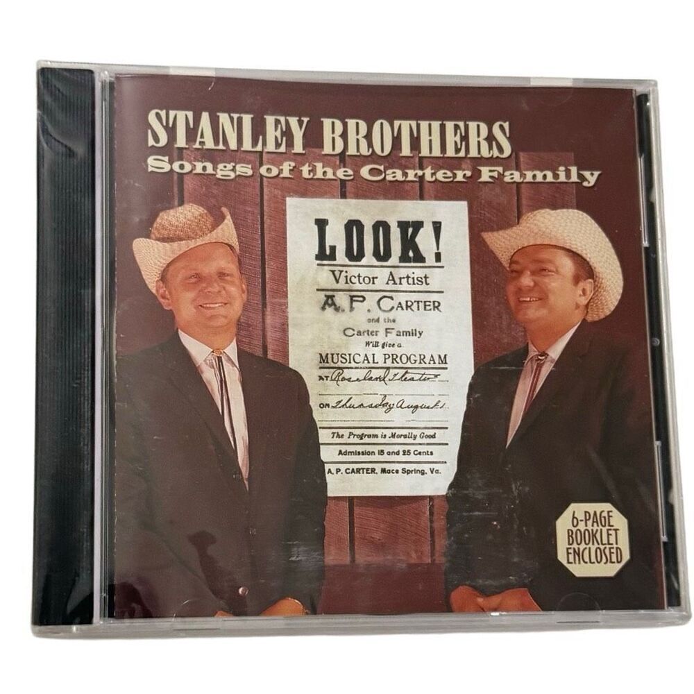 THE STANLEY BROTHERS SONGS OF THE CARTER FAMILY ( CD, 2003, King Records ) New